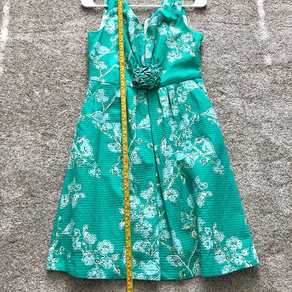 Lilly Pulitzer size 4 Parker dress Lagoon Birds and the Bees print - Picture 11 of 12